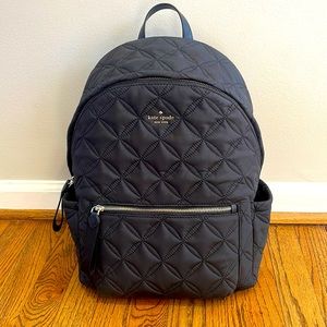 Kate Spade quilted back pack purse